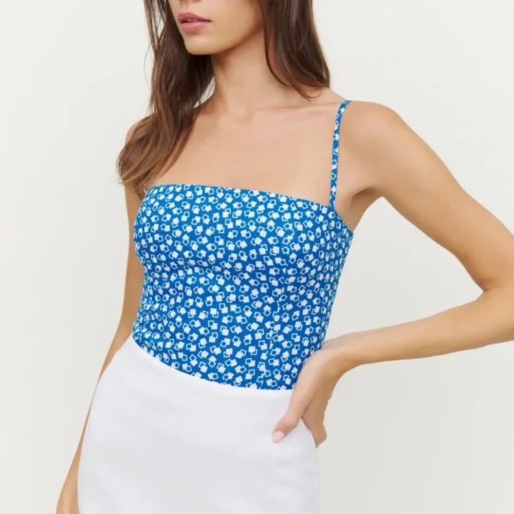 Reformation Overland Linen Top- Samba